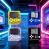 1 Retro Mini Handheld Game Console | Classic Electronic Game Machine & Educational Toy Gift for Kids