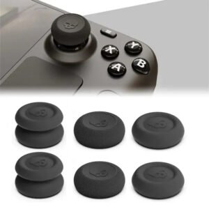 6Pcs Thumb Grip Caps for Steam Deck OLED & ROG Ally X | Non-Slip Analog Stick Cover Accessories