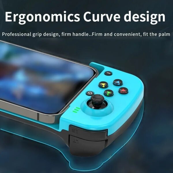 Wireless Bluetooth 5.0 Stretchable Mobile Game Controller for Android, iPhone, PS4, Switch & PC