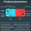 Wireless Bluetooth 5.0 Stretchable Mobile Game Controller for Android, iPhone, PS4, Switch & PC