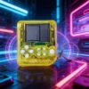 4 Retro Mini Handheld Game Console | Classic Electronic Game Machine & Educational Toy Gift for Kids