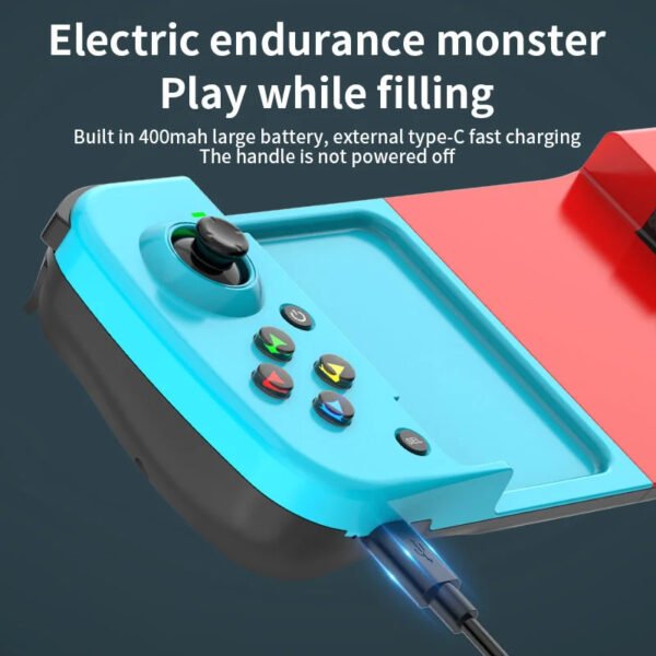 Wireless Bluetooth 5.0 Stretchable Mobile Game Controller for Android, iPhone, PS4, Switch & PC