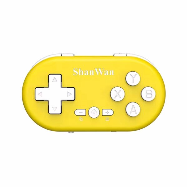 yellow Mini Bluetooth Wireless Gamepad Controller for iPhone Android iOS PS4 PS3 Switch Xbox PC TV