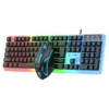 5 NG GTX350 Gaming Keyboard Mouse Combo | Wired USB LED Backlit Set for PC, Computer & Laptop