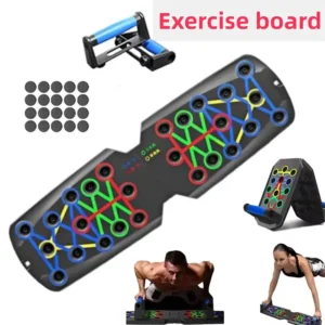 1 (27) Multifunctional Push-Up Board | Foldable Push-Up Bars & Resistance Training Equipment for Home Workouts