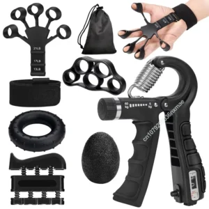 Adjustable Hand Grip Strengthener 5–60kg | Heavy-Resistance Hand Gripper for Wrist, Finger & Forearm Training